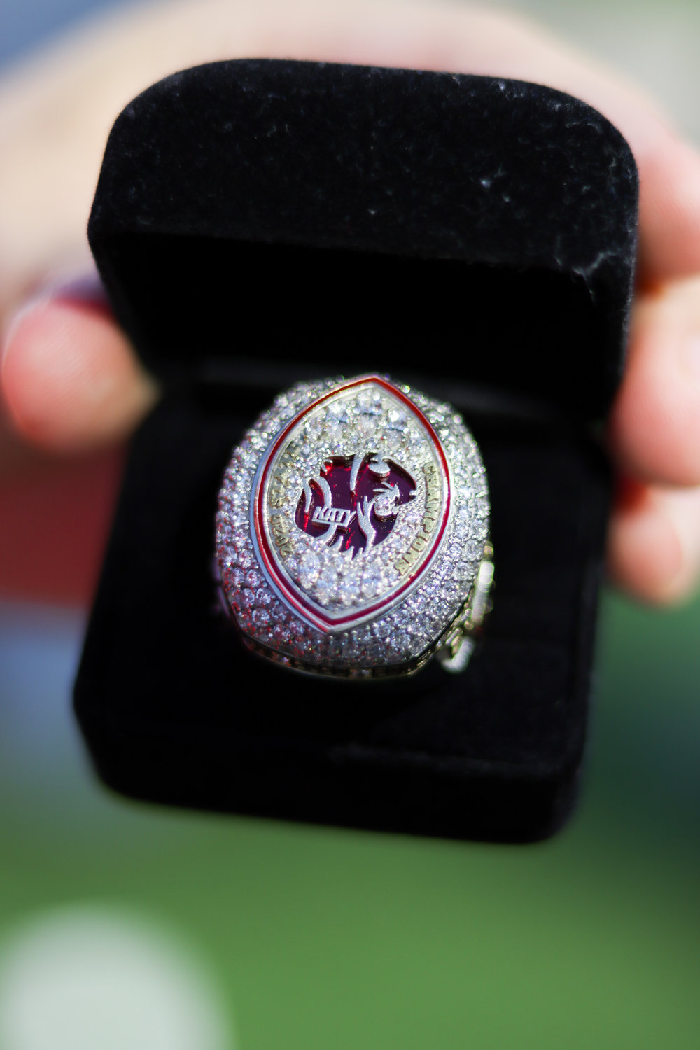 Pictured is the 2020 Katy High state championship ring.